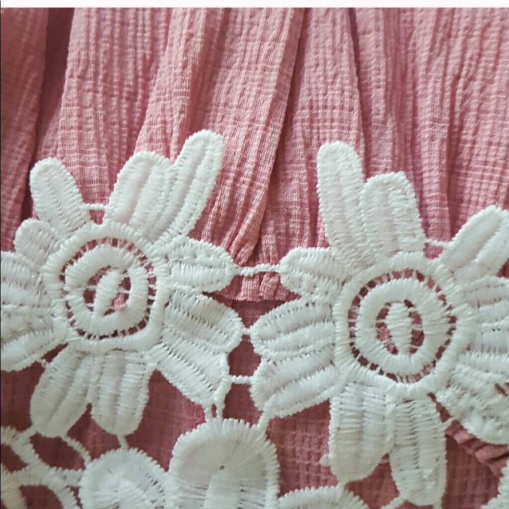 Pink Cold Shoulder Top - Picture 3 of 4
